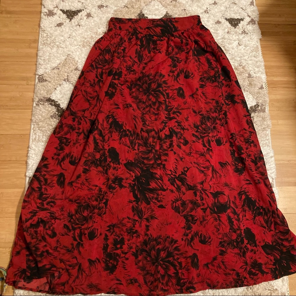 Mink Pink floral maxi skirt